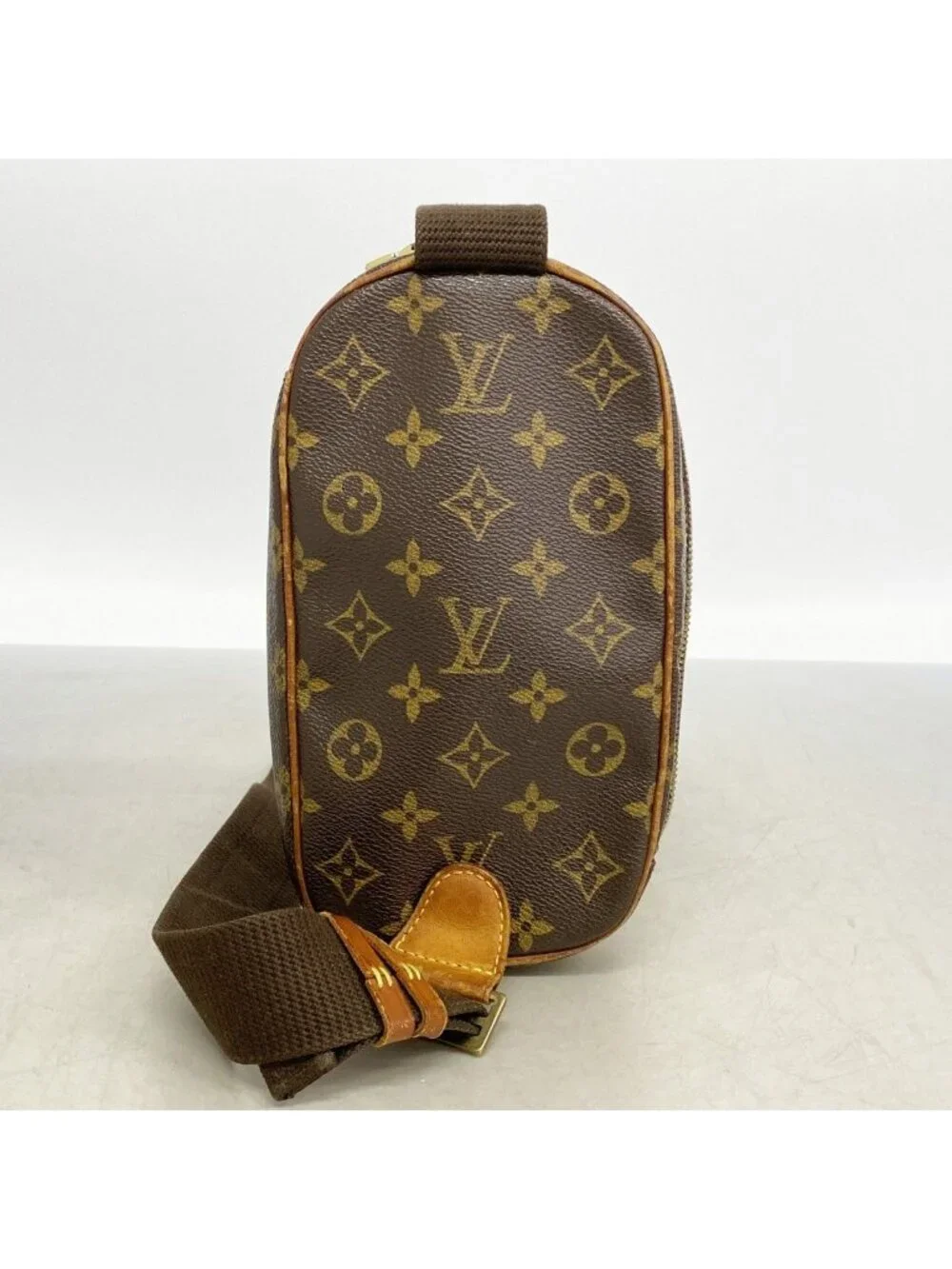 Louis Vuitton Belt Bag Monogram Pochette Gange Brown